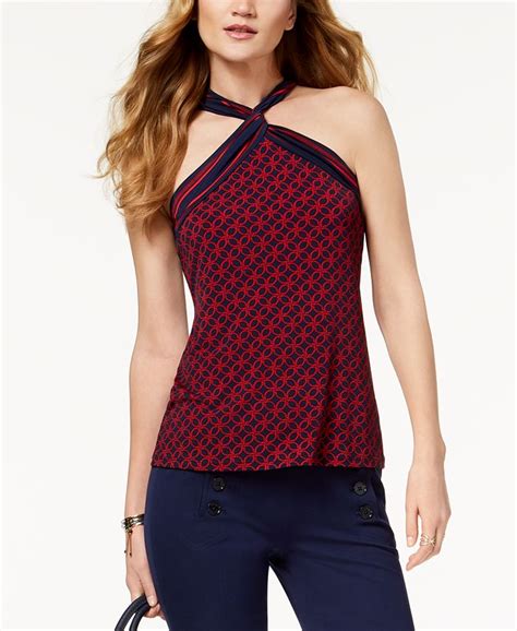 designer tops michael kors michael|michael kors halter tank tops.